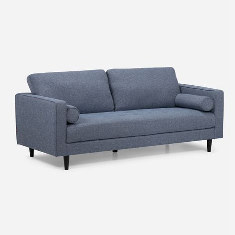 Sofá Rosen Seaforth 3 Cuerpos Tela Denim-2