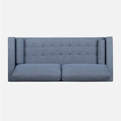 Sofá Rosen Seaforth 3 Cuerpos Tela Denim-4