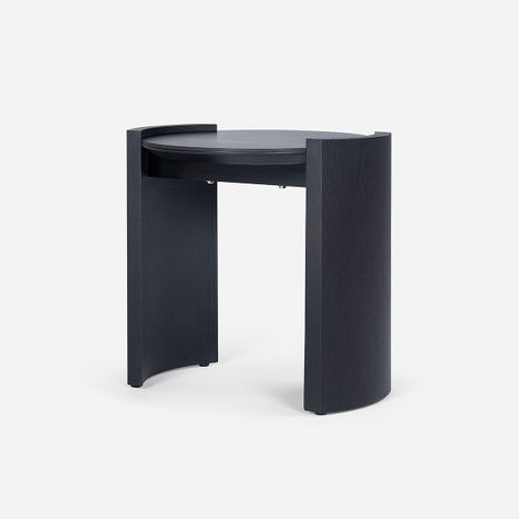 Mesa Lateral Rosen Kanus 50 x 44 cm Negro-0