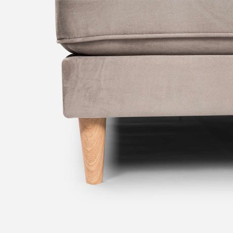 Sofá Seccional Rosen Harbord II Izquierdo Tela Beige-6