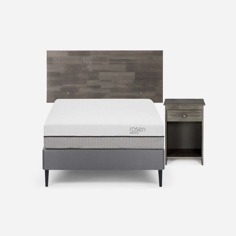 Cama Pratta 1 Plaza Pata Acero + Muebles Tabor Grafito-0