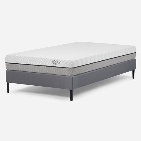 Cama Europea Pratta 1 Plaza Pata Acero 90 x 200 cm-0