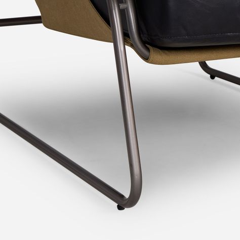 Poltrona Rosen Montok Cuero Negro-4