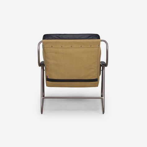 Poltrona Rosen Montok Cuero Negro-5