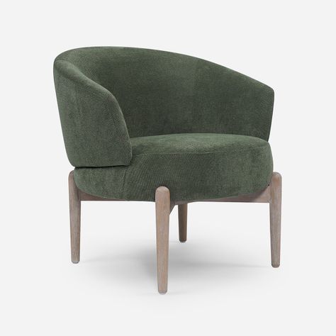 Poltrona Rosen Odda Tela Verde-0