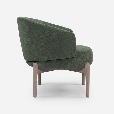 Poltrona Rosen Odda Tela Verde-2