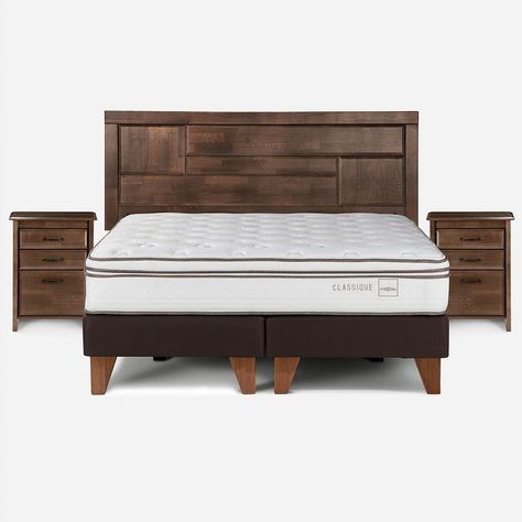 Cama Europea Classique+ King 180 X 200 Cm Con Muebles Dolce-0