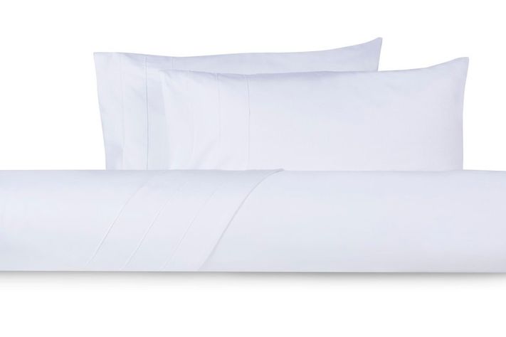 Sábana Rosen 300 Hilos Algodón Lisa Blanca Full-3