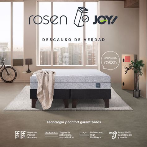 Colchón en Caja Rosen Joy King 180 x 200 cm-2