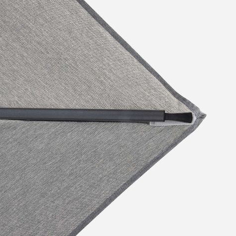 Quitasol Rosen Nassau Cuadrado Gris-6