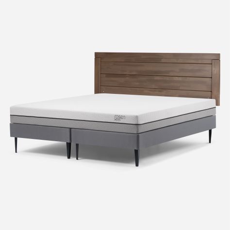 Cama Europea Pratta King Pata Acero + Respaldo Sicilia-1
