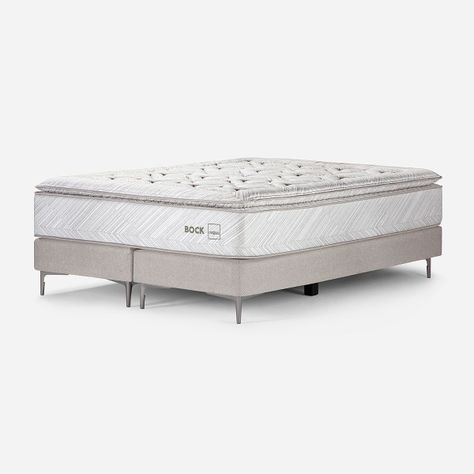 Cama Europea Bock 2 Plazas+Almohada Microfibra Copper Health-3