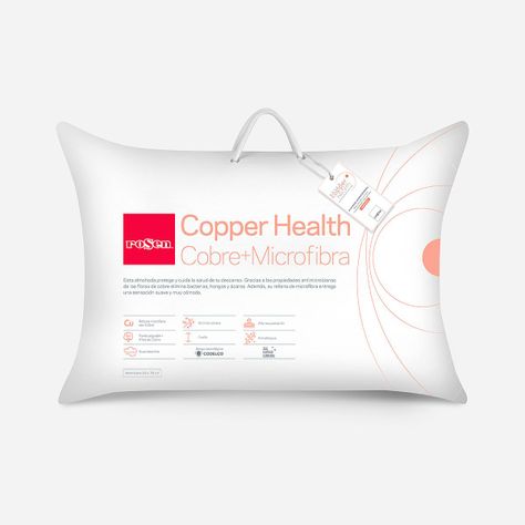 Cama Europea Bock 2 Plazas+Almohada Microfibra Copper Health-4