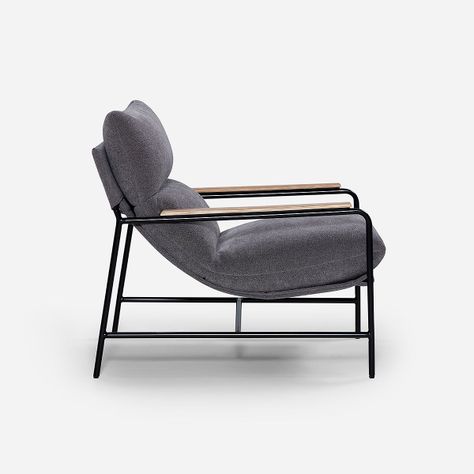 Poltrona Rosen Ellon Tela Taupe-2