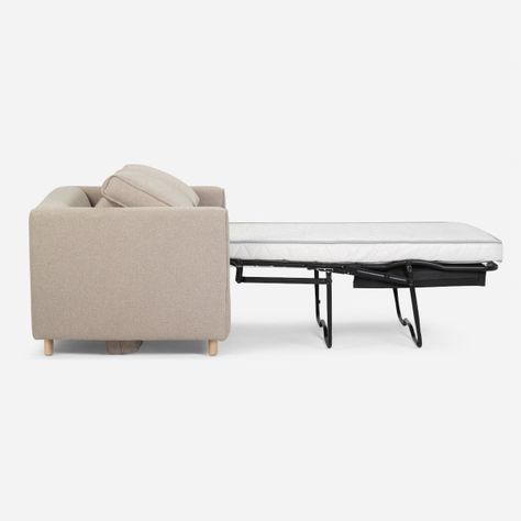 Sofa Cama Rosen Lido 1,5 Cuerpos Tela Latte-2