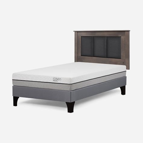 Cama Europea Pratta 1 Plaza Pata Madera + Respaldo Rachel-1