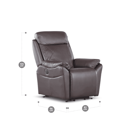 Bergere Rosen Klimt Eléctrico con Alzador Cuero Café-1