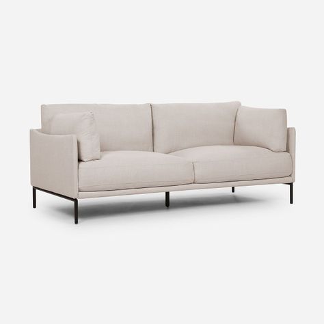 Sofá Rosen Thamova 3 Cuerpos Tela Beige-0
