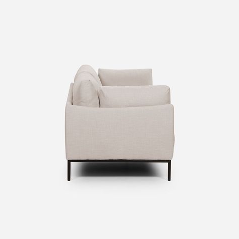 Sofá Rosen Thamova 3 Cuerpos Tela Beige-2