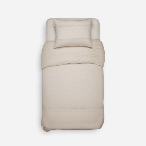 Funda Plumón Algodón Pure Gialla Beige 1,5 Plazas-0