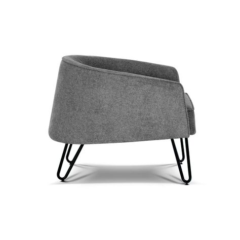 Poltrona Rosen Lerso Tela Gris-3
