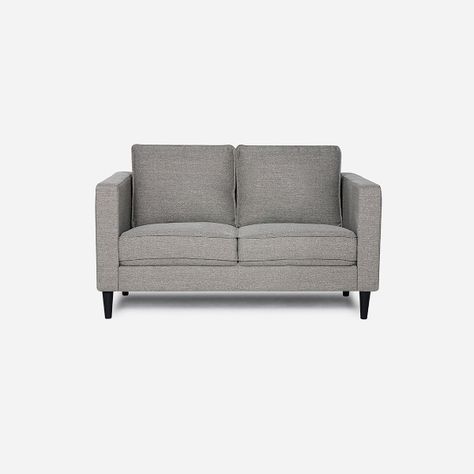 Sofá Rosen Narva 2 Cuerpos Tela Gris-1