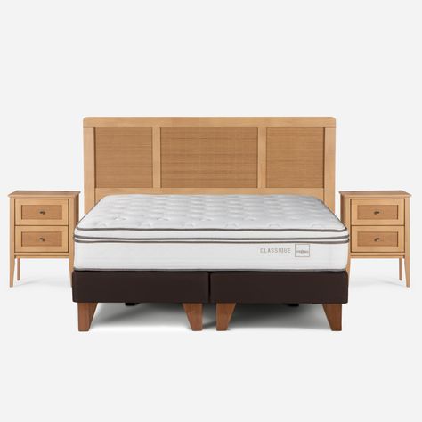 Cama Europea Classique+ King Con Muebles Charles-0