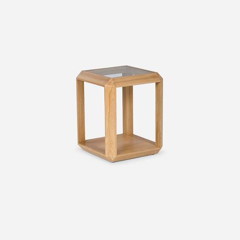 Mesa Lateral Rosen Hanko 45 x 45 cm Natural-0
