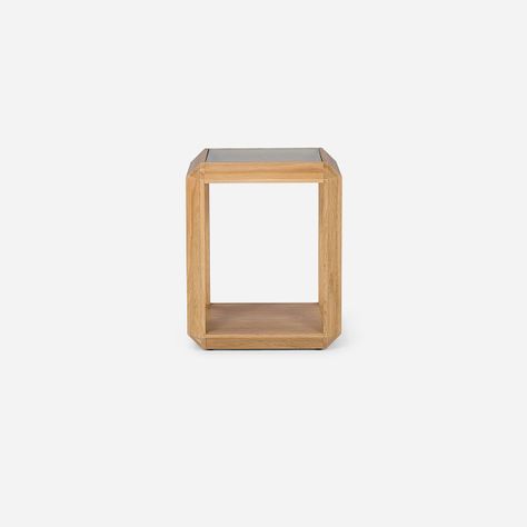 Mesa Lateral Rosen Hanko 45 x 45 cm Natural-1