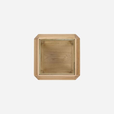 Mesa Lateral Rosen Hanko 45 x 45 cm Natural-2