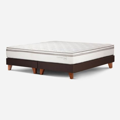 Cama Europea Rosen Classique+ 2 Plazas + Muebles Anna-2