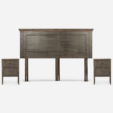 Cama Europea Rosen Classique+ 2 Plazas + Muebles Anna-6