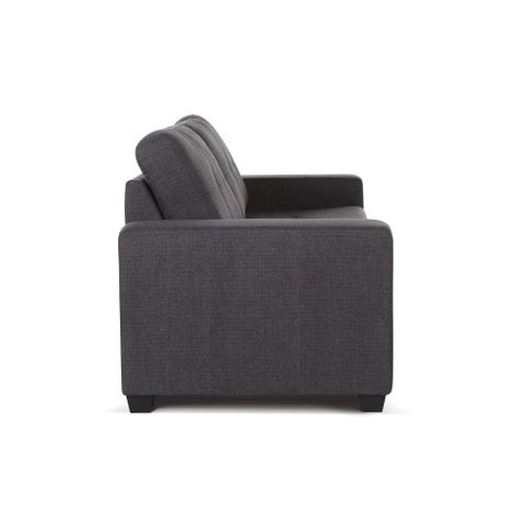 Sofá Cama Dream 3 Cuerpos Tela Charcoal-2