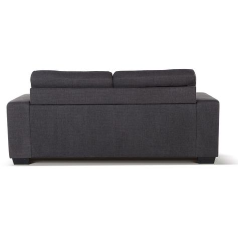 Sofá Cama Dream 3 Cuerpos Tela Charcoal-7