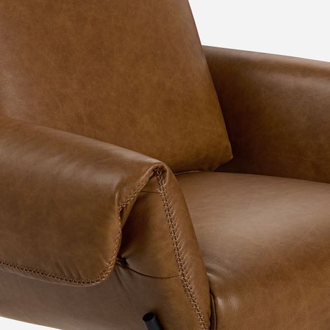 Poltrona Rosen Ross Cuero Camel-3