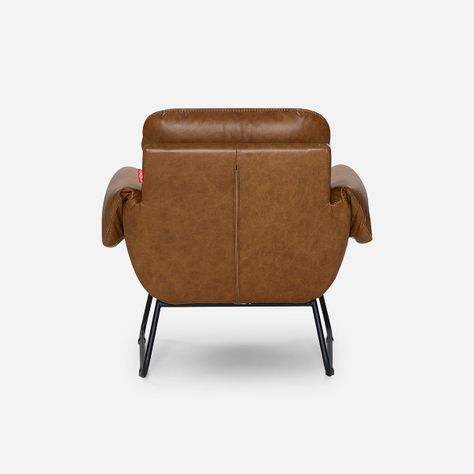 Poltrona Rosen Ross Cuero Camel-5