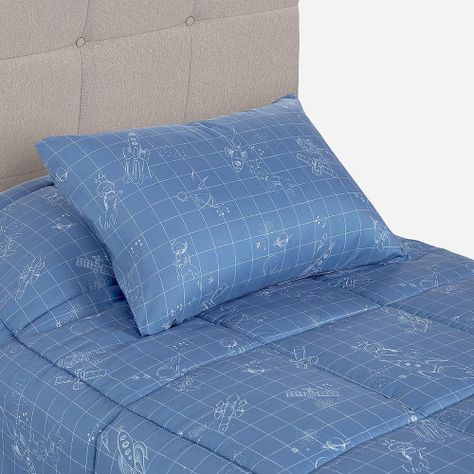 Plumón Microfibra Reversible Kids Space Tech 1,5 Plazas-4