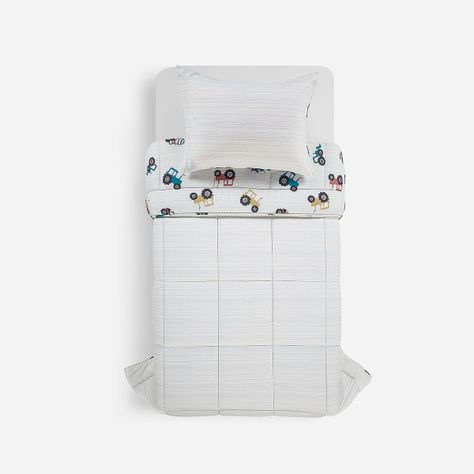 Plumón Microfibra Reversible Kids Constructers 1,5 Plazas-2