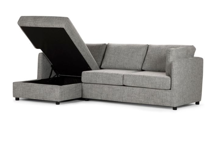 Sofá Seccional Cama Rosen Izquierdo Noah Tela Gris-0