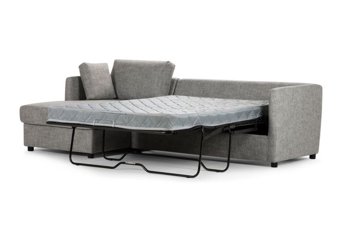 Sofá Seccional Cama Rosen Izquierdo Noah Tela Gris-1