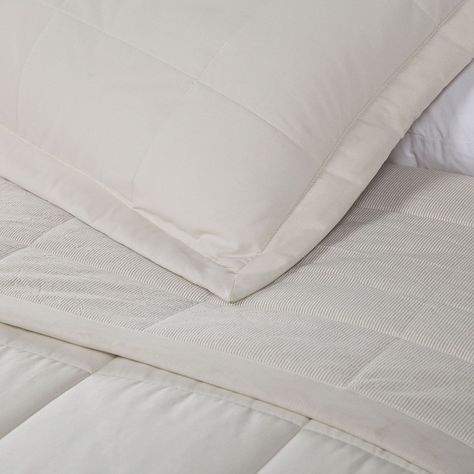 Cubrecama Algodón Stripes Natural 1,5 Plazas-4