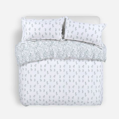 Funda Plumón Algodón Reversible Estampada Capri 2 Plazas-1