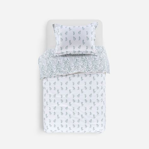 Funda Plumón Algodón Reversible Estampada Capri 1,5 Plazas-1