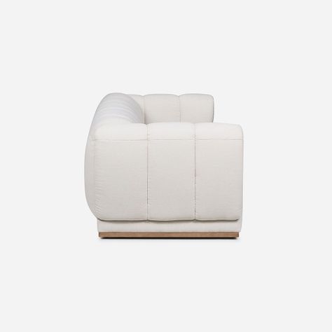 Sofá Rosen Yorks 3,5 Cuerpos Tela Blanco-2