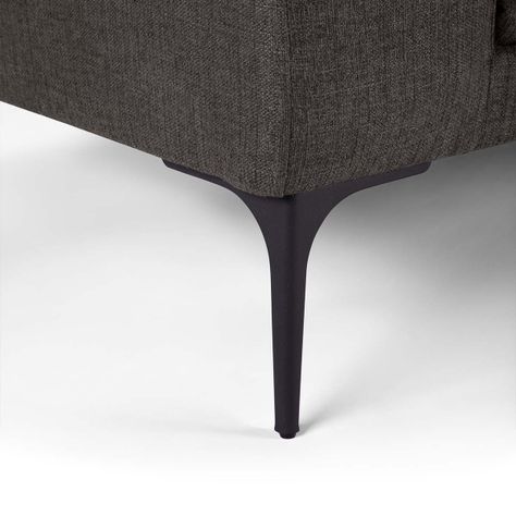 Sofá Rosen Barnes 3 Cuerpos Tela Charcoal-6