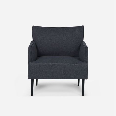 Poltrona Rosen Milton Tela Grafito-1