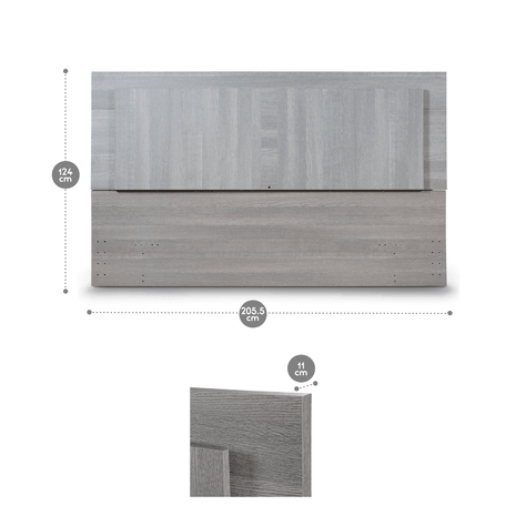 Respaldo Tivoli King Rosen Gris-1