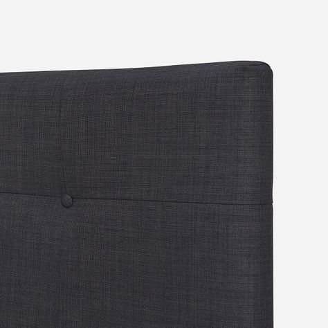 Cama Europea Neo Plus 2 Plazas+Respaldo N.B. Grafito+Velador-2