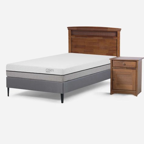 Cama Pratta 1,5 Plazas + Muebles Veneto-2