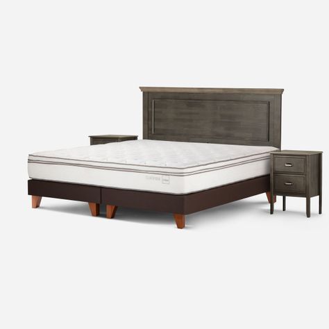 Cama Europea Rosen Classique+ King BD Con Muebles Anna-1